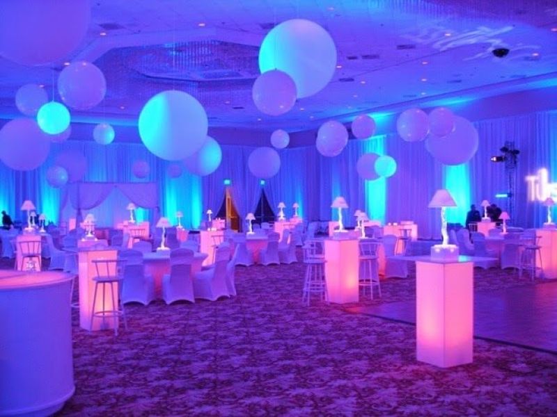 Globos de helio led